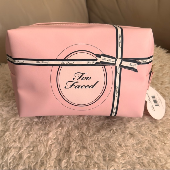 COPY - New Large, Pink, Too Faced Makeup Cosmetics Bag 💄 - Picture 6 of 12